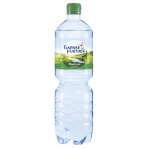 Gaensefurther Mineralwasser medium 1,0 l PET